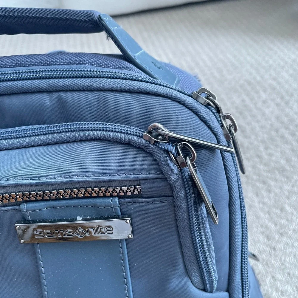 Samsonite Nuroad Convertible Hybrid Backpack Gun Metal Multi‎ Pockets Travel